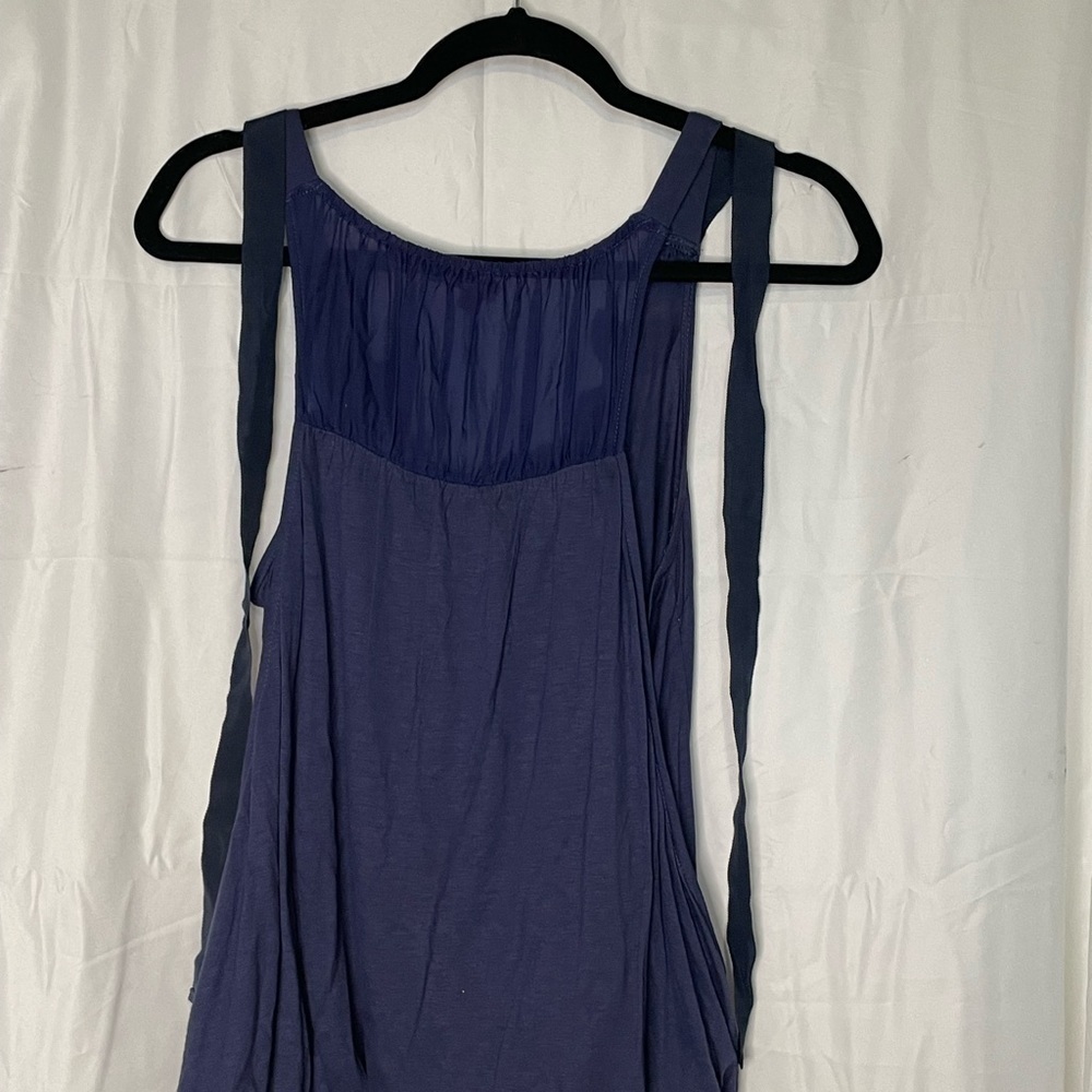 My Beloved/ floral dark blue tank top​​​​​​​​​​​​​ - Picture 8 of 8